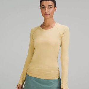 🍋 Lululemon Swiftly Tech Long Sleeve Shirt 2.0 Color: Golden Sand!